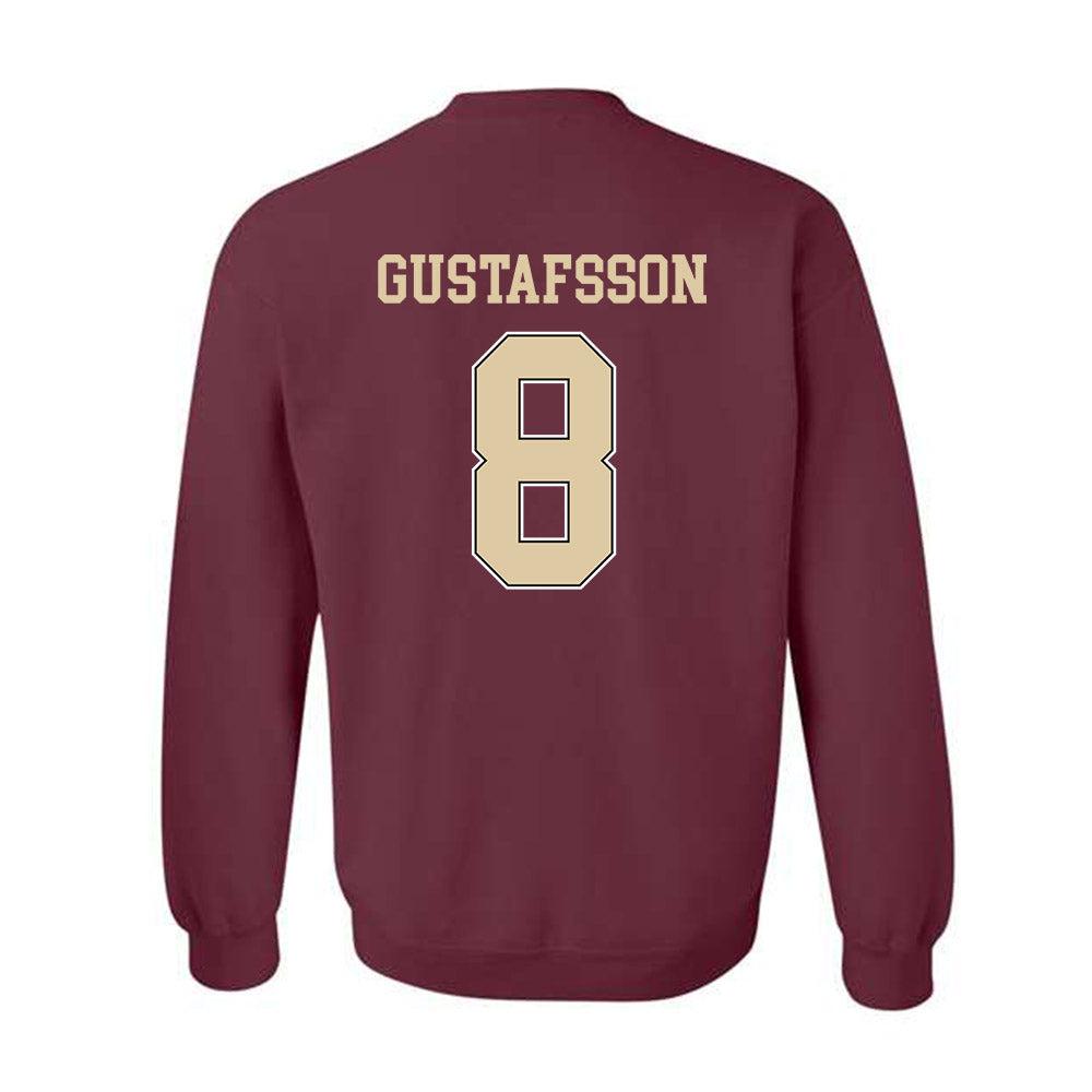 Boston College - NCAA Men's Ice Hockey : Lukas Gustafsson - Sports Shersey Crewneck Sweatshirt
