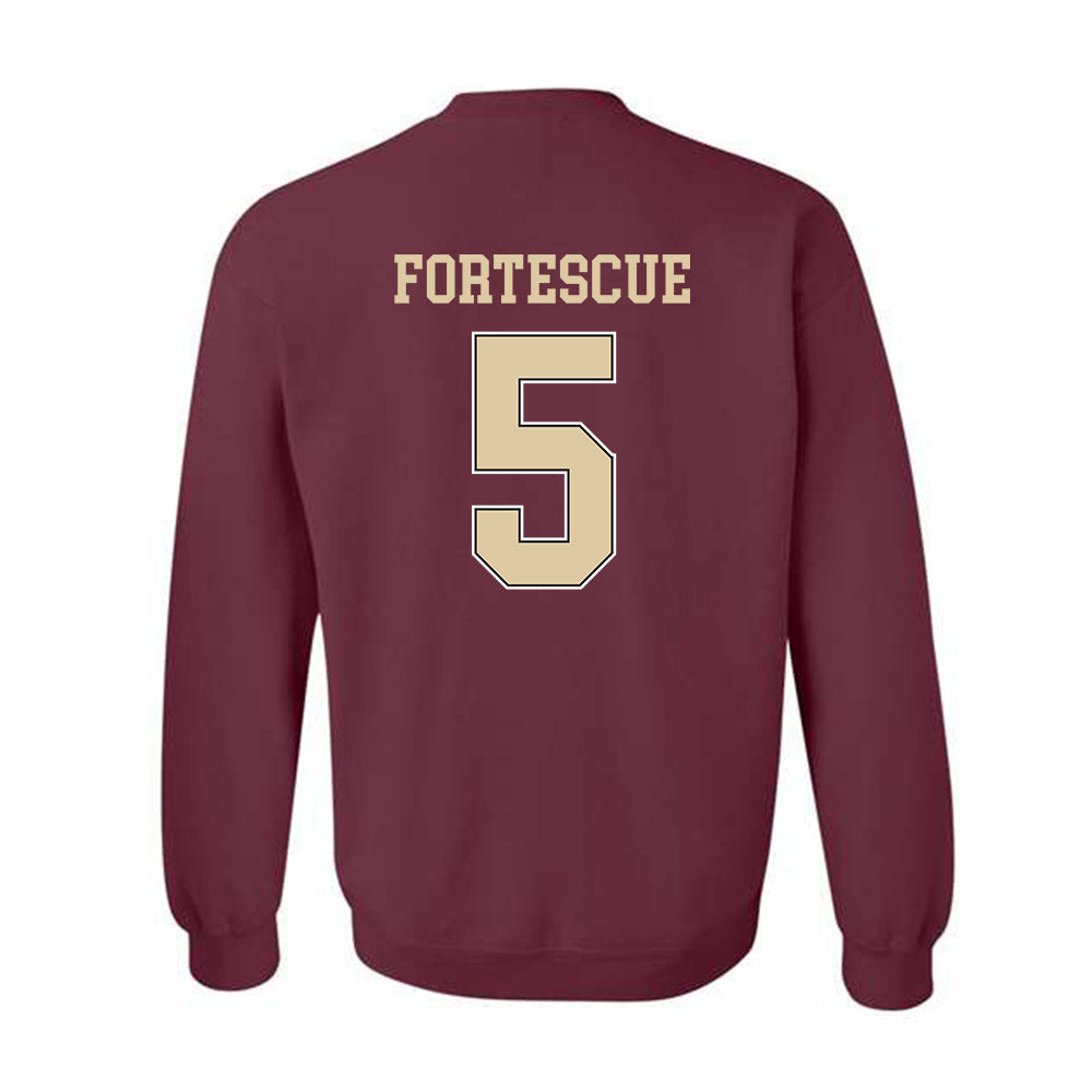 Boston College - NCAA Men's Ice Hockey : Drew Fortescue - Sports Shersey Crewneck Sweatshirt