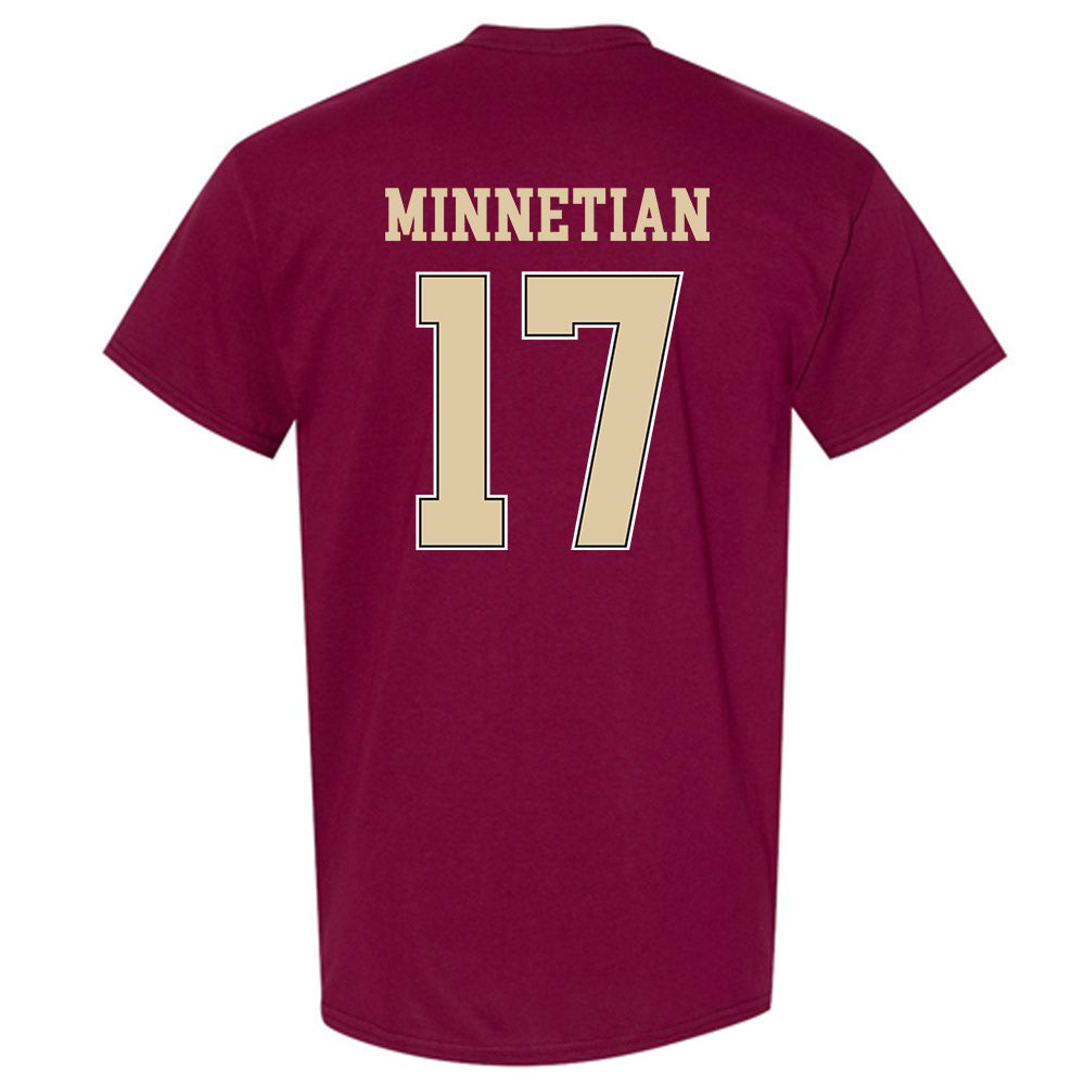 Boston College - NCAA Men's Ice Hockey : Aram Minnetian - Sports Shersey T-Shirt