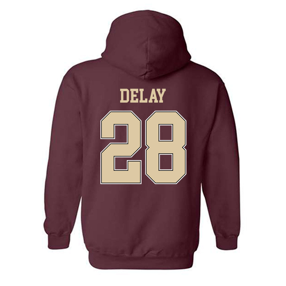 Boston College - NCAA Men's Ice Hockey : Tim Delay - Sports Shersey Hooded Sweatshirt