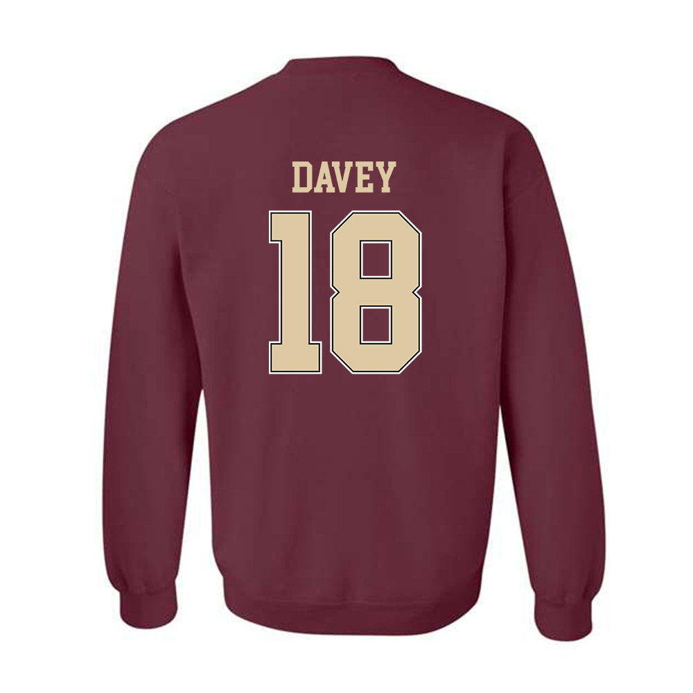 Boston College - NCAA Men's Ice Hockey : Paul Davey - Sports Shersey Crewneck Sweatshirt