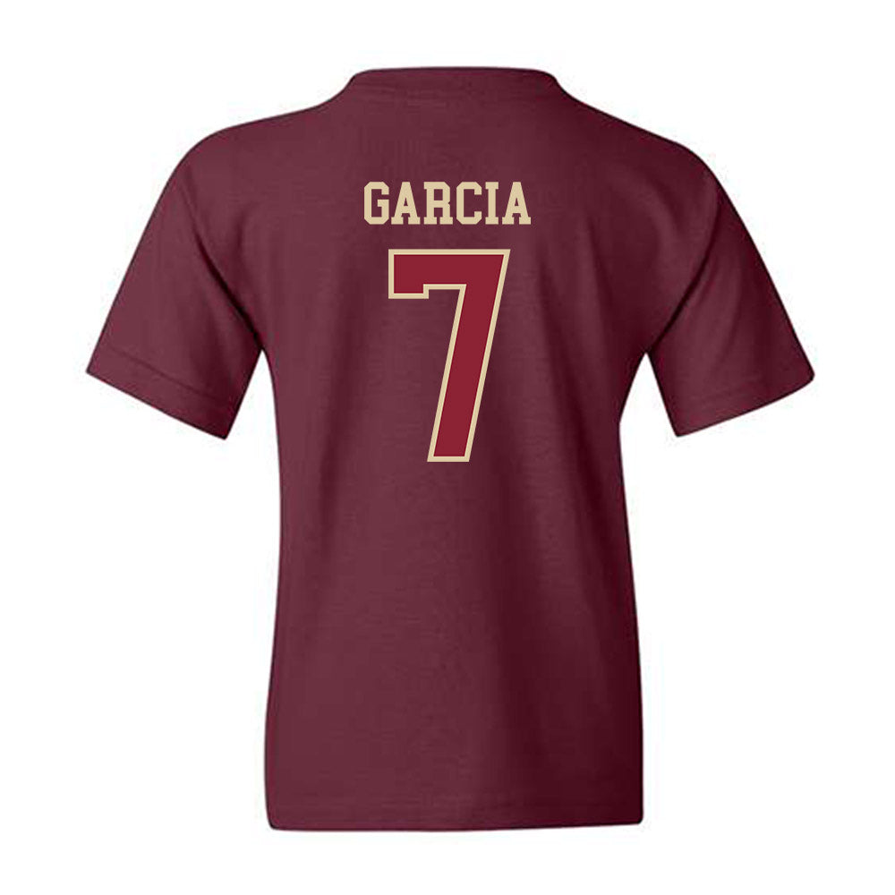 Boston College - NCAA Baseball : Esteban Garcia - Youth T-Shirt-1