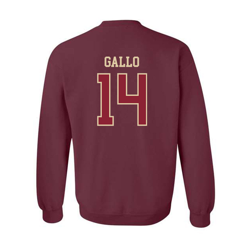 Boston College - NCAA Baseball : Luke Gallo - Crewneck Sweatshirt-1