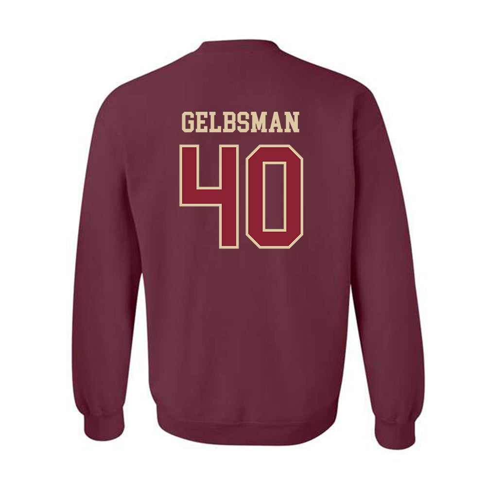 Boston College - NCAA Baseball : Aidan Gelbsman - Crewneck Sweatshirt-1