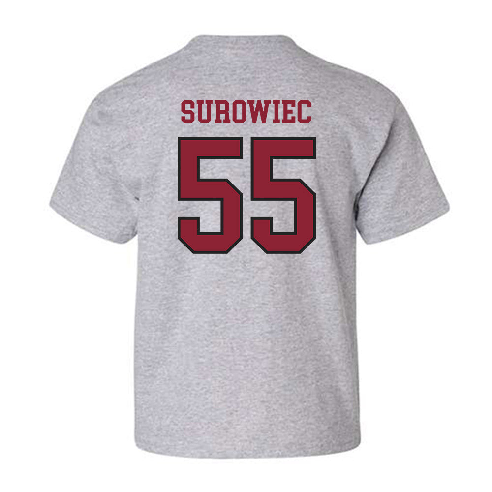Boston College - NCAA Baseball : Daniel Surowiec - Youth T-Shirt-1