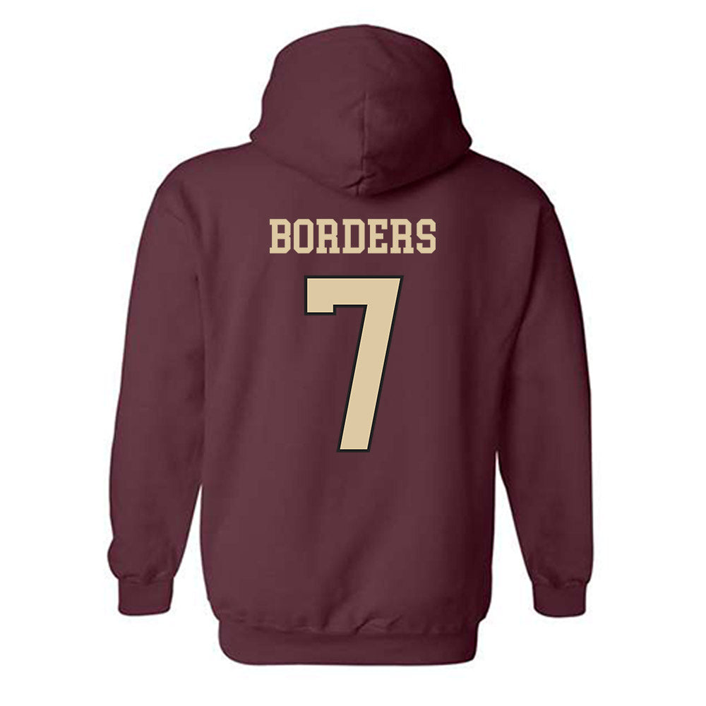 Boston College - NCAA Softball : Tavye Borders - Sports Shersey Hooded Sweatshirt-1
