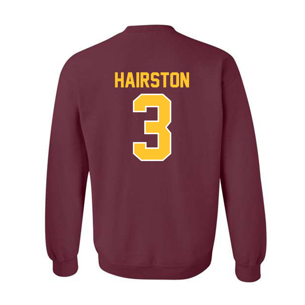 Arizona State - NCAA Baseball : Landon Hairston - Sports Shersey Crewneck Sweatshirt-1