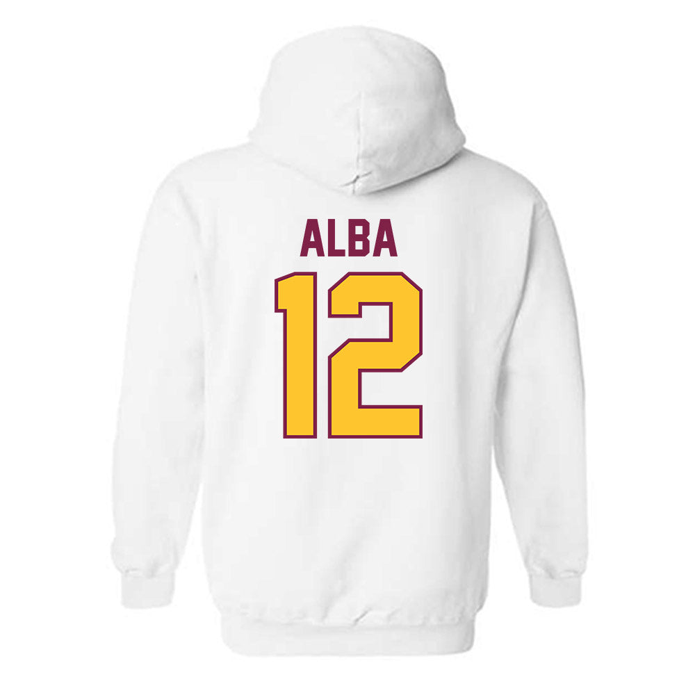 Arizona State - NCAA Baseball : Jaden Alba - Sports Shersey Hooded Sweatshirt-1