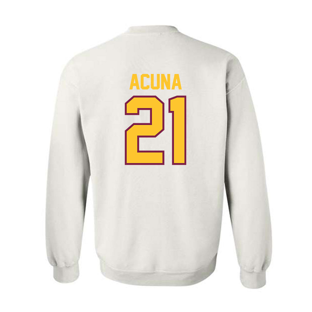 Arizona State - NCAA Softball : Yannixa Acuna - Sports Shersey Crewneck Sweatshirt-1