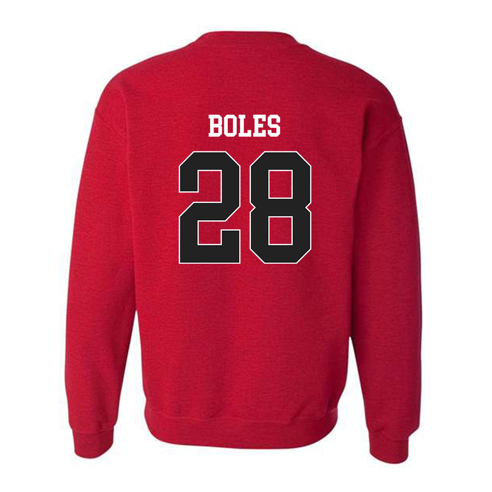 Arkansas - NCAA Baseball : Carson Boles - Sports Shersey Crewneck Sweatshirt