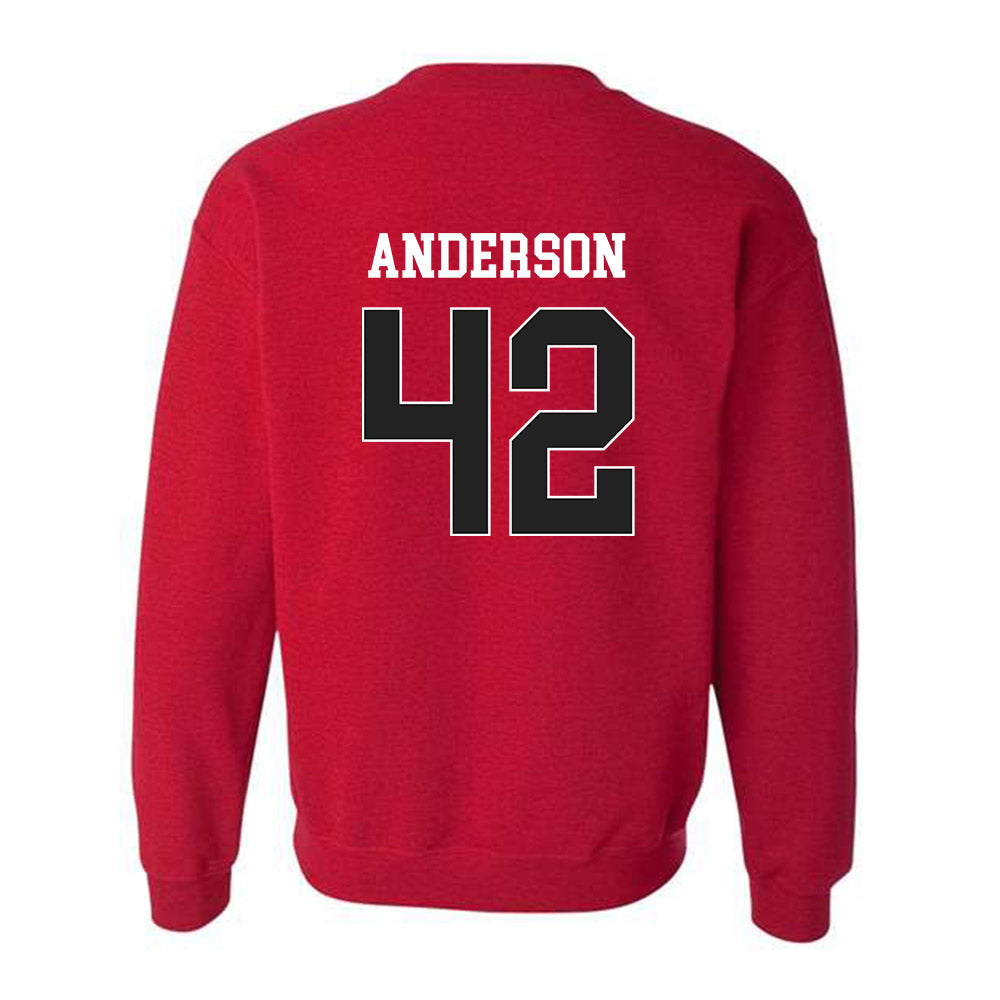 Arkansas - NCAA Baseball : Michael Anderson - Sports Shersey Crewneck Sweatshirt-1