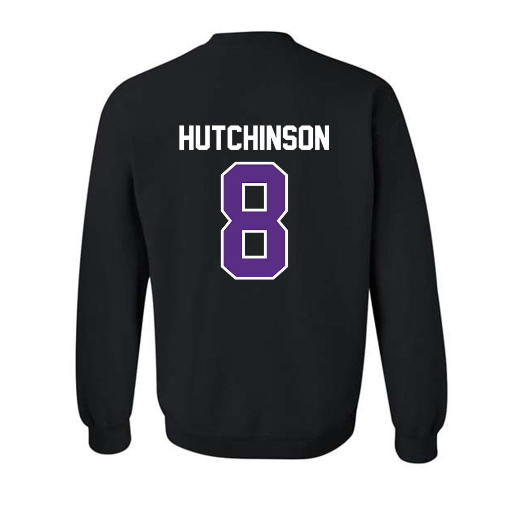 TCU - NCAA Baseball : Lane Hutchinson - Sports Shersey Crewneck Sweatshirt-1