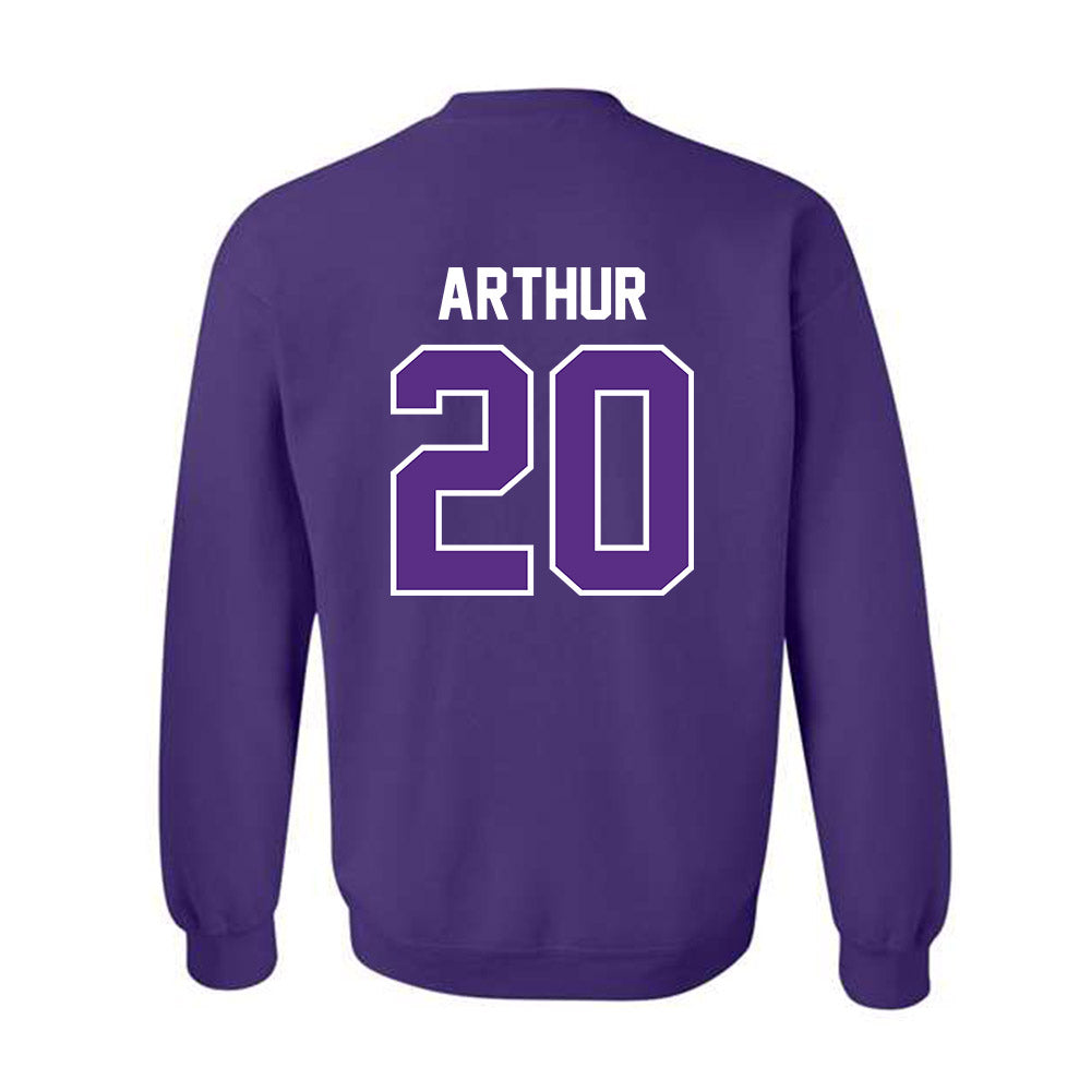TCU - NCAA Baseball : Jack Arthur - Crewneck Sweatshirt Sports Shersey