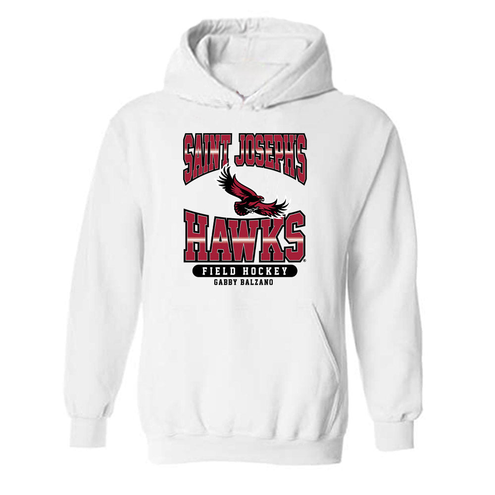St. Joe's - NCAA Women's Field Hockey : Gabby Balzano - Sport Shersey Hooded Sweatshirt-0