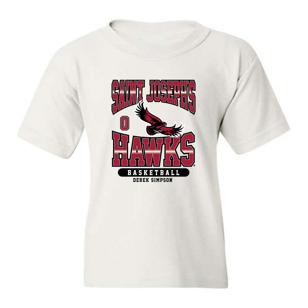 St. Joe's - NCAA Men's Basketball : Derek Simpson - Youth T-Shirt