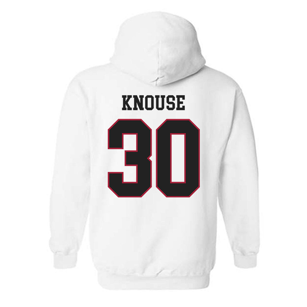 St. Joe's - NCAA Women's Basketball : Emily Knouse - Classic Shersey Hooded Sweatshirt-1