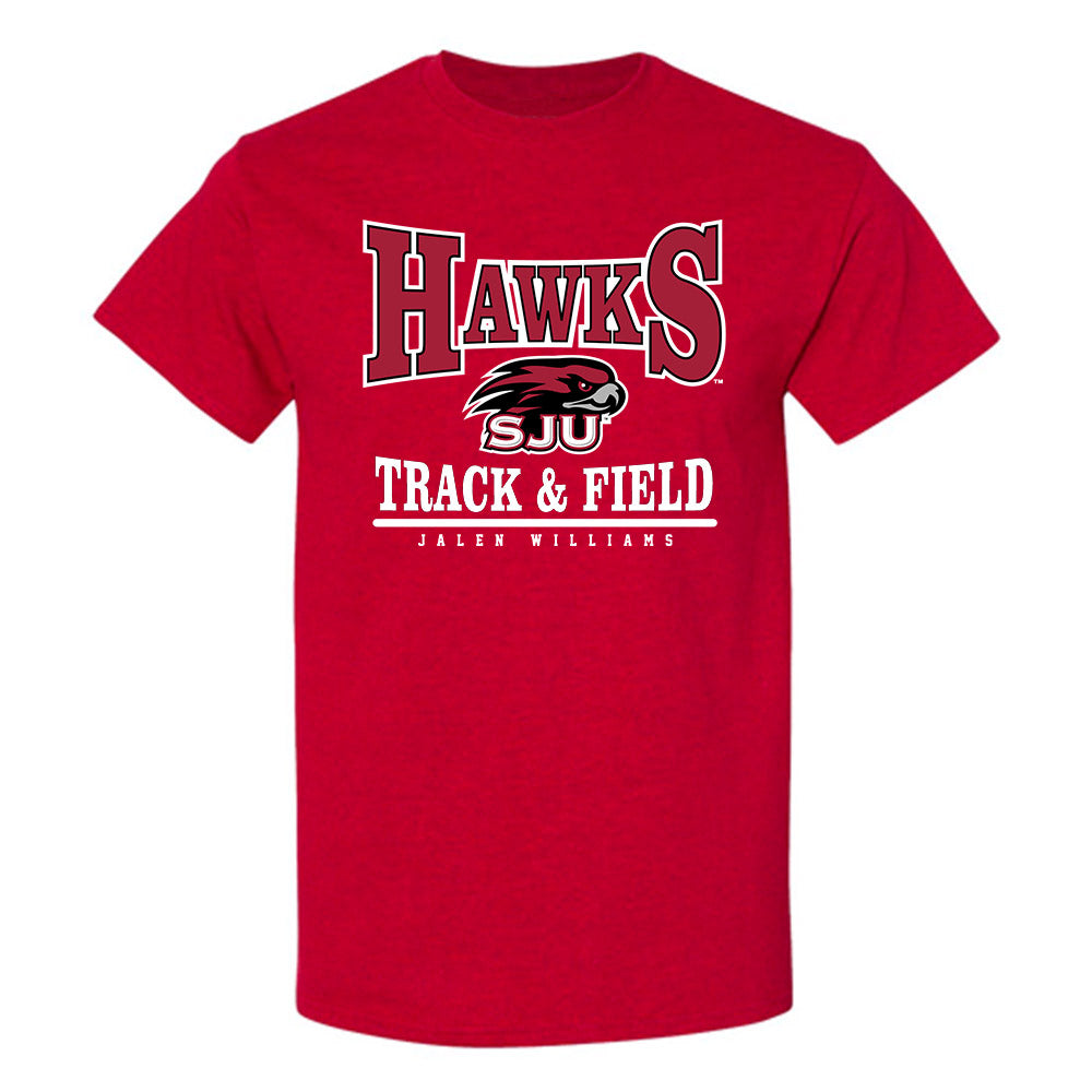 St. Joe's - NCAA Men's Track & Field : Jalen Williams - Classic Fashion Shersey T-Shirt-0