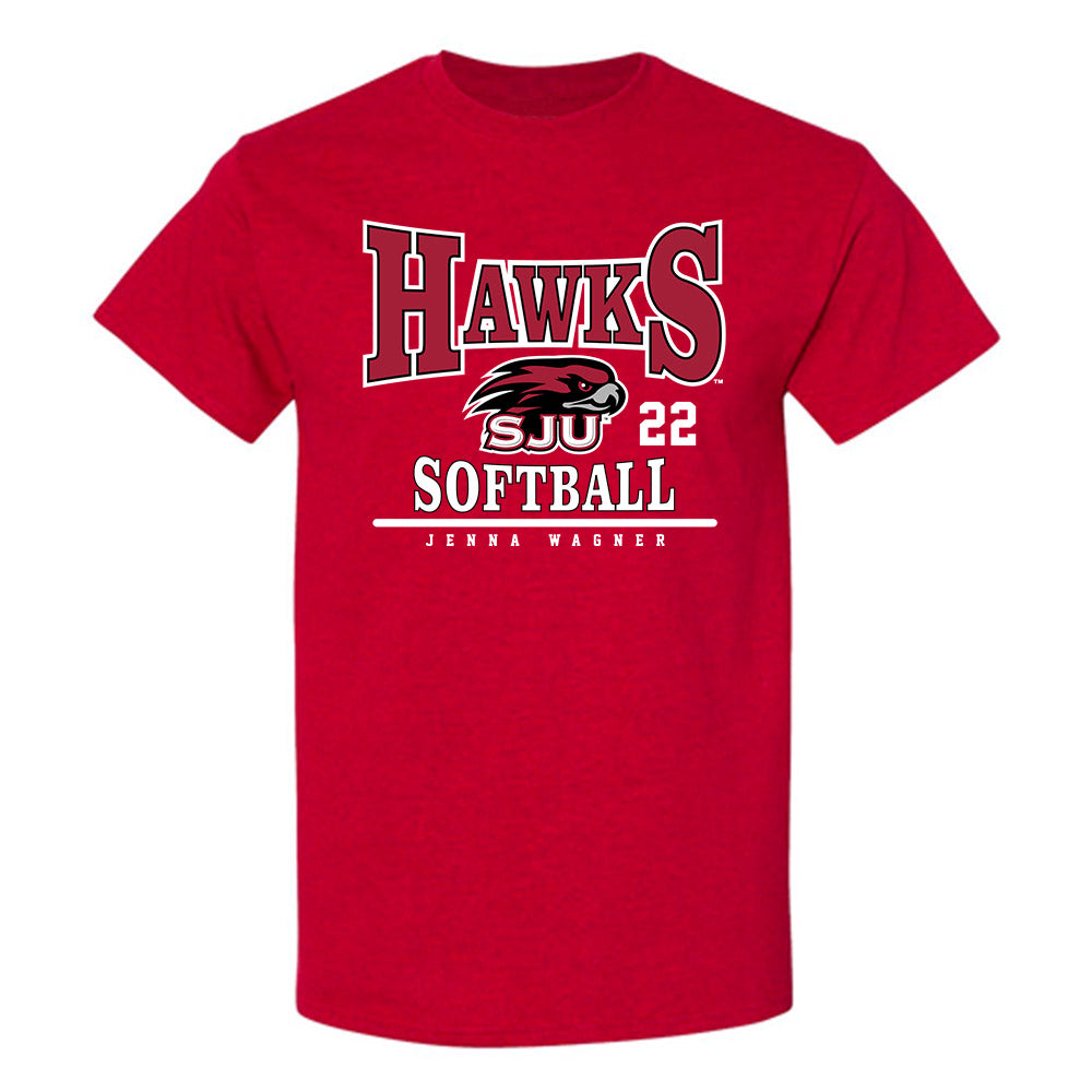 St. Joe's - NCAA Softball : Jenna Wagner - Classic Fashion Shersey T-Shirt-0