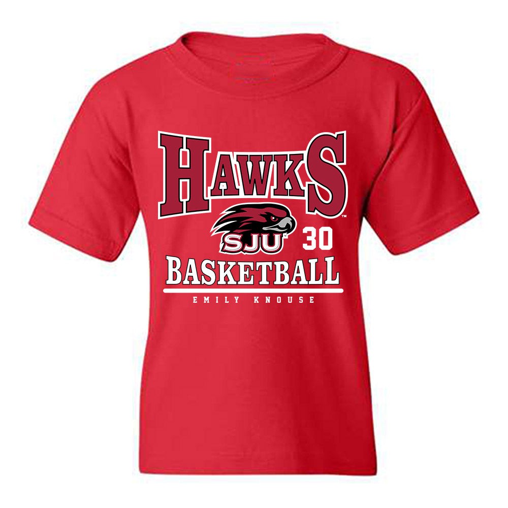 St. Joe's - NCAA Women's Basketball : Emily Knouse - Classic Fashion Shersey Youth T-Shirt-0