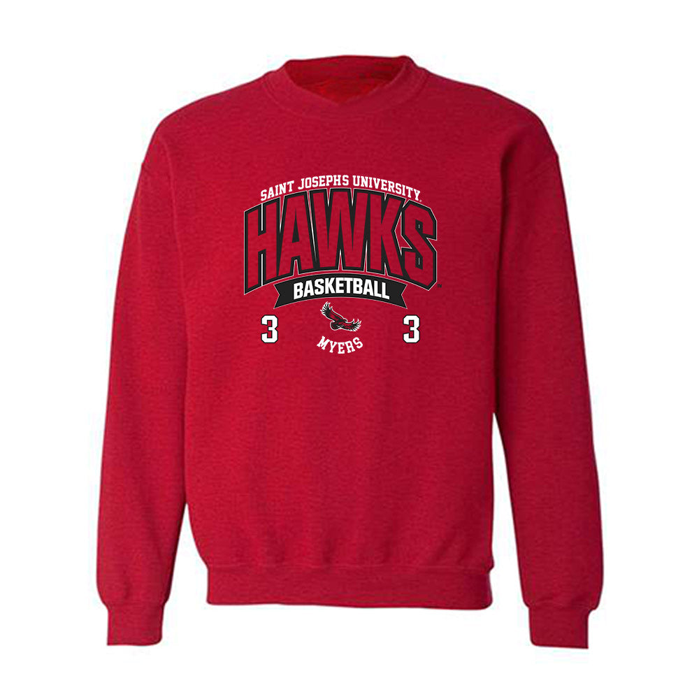 St. Joe's - NCAA Men's Basketball : Khaafiq Myers - Crewneck Sweatshirt