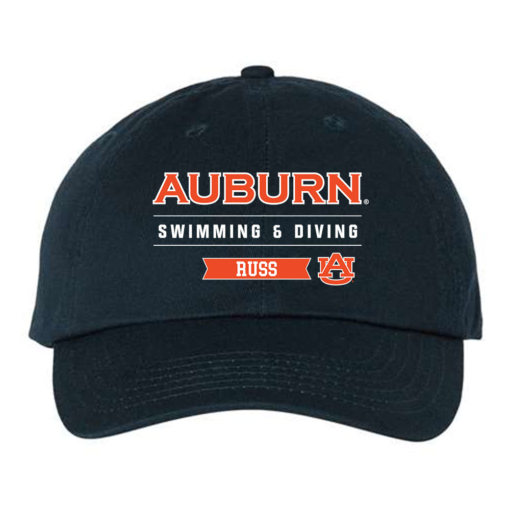 Auburn - NCAA Men's Swimming & Diving : Warner Russ - Dad Hat-0