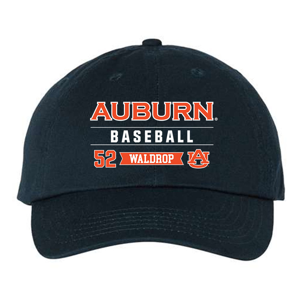 Auburn - NCAA Baseball : Tanner Waldrop - Dad Hat-0