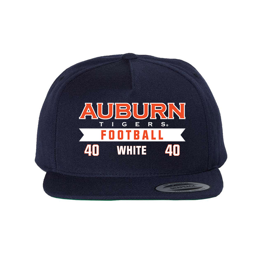 Auburn - NCAA Football : Jake White - Snapback Hat-0