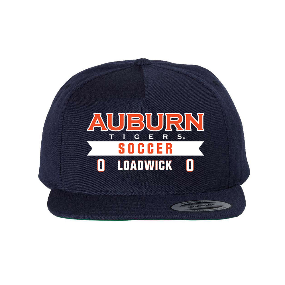 Auburn - NCAA Women's Soccer : Malia Loadwick - Snapback Hat-0