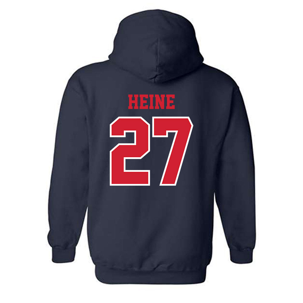 Ole Miss - NCAA Softball : Madi Heine - Sports Shersey Hooded Sweatshirt-1