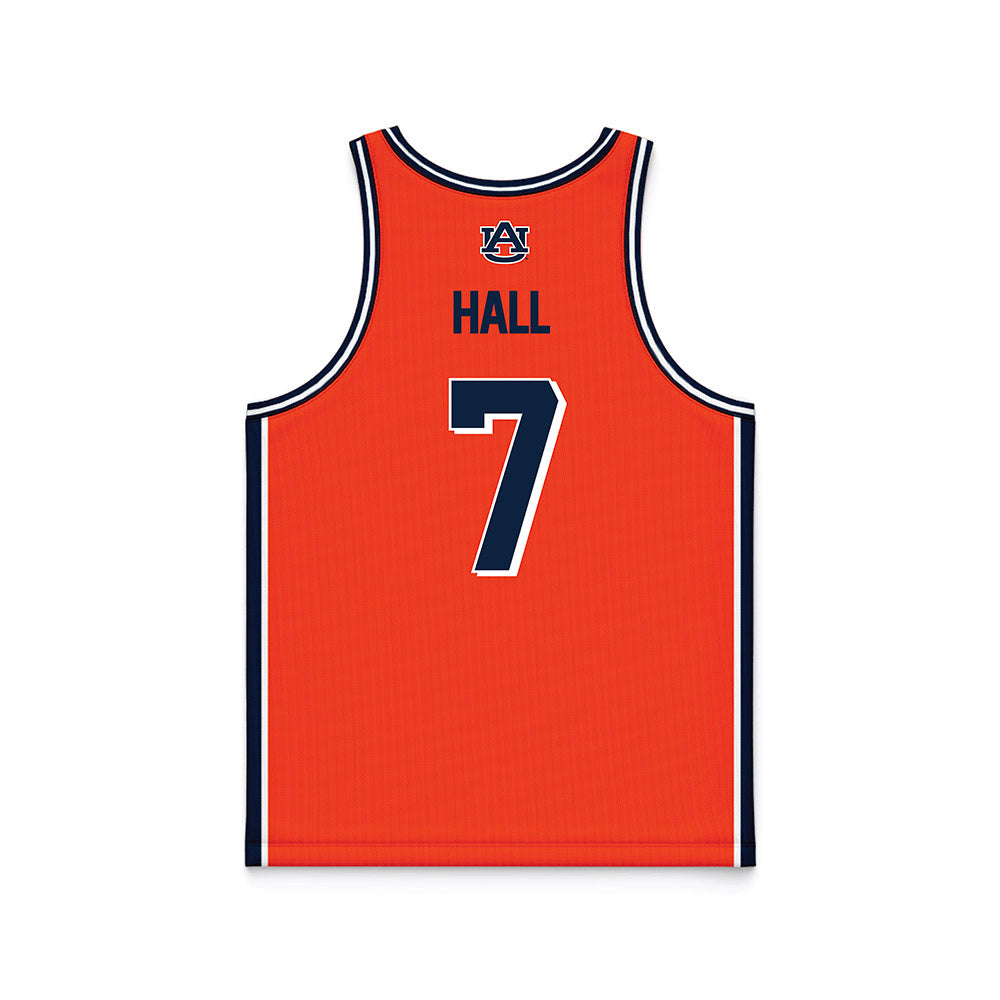 Auburn - NCAA Men's Basketball : Keyshawn Hall - Orange Basketball Jersey-1