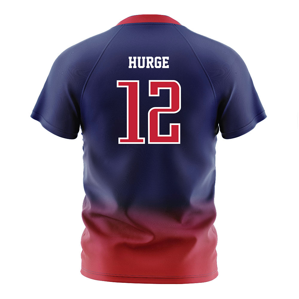 Arizona - NCAA Women's Soccer : Aranda Hurge - Navy Soccer Jersey