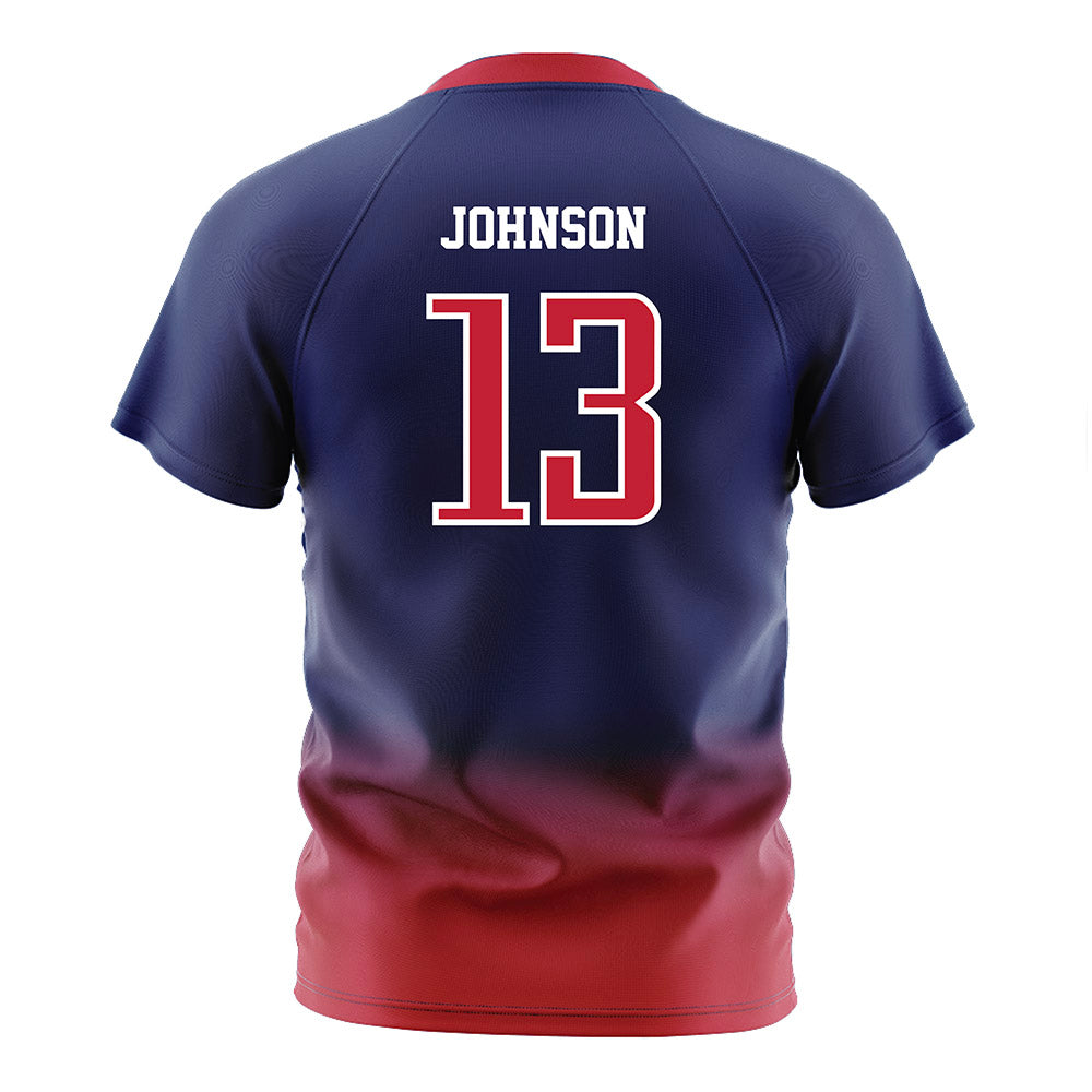 Arizona - NCAA Women's Soccer : Kyleigh Johnson - Navy Soccer Jersey-1