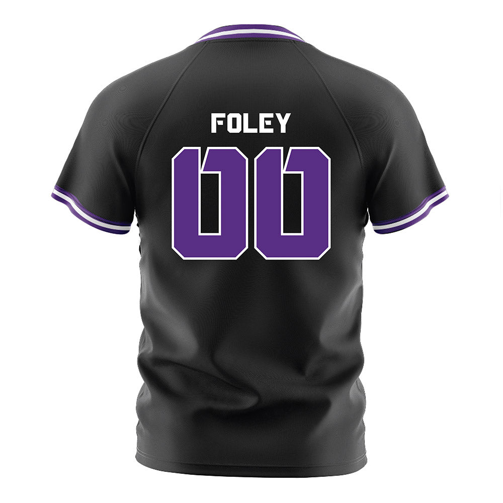 TCU - NCAA Women's Soccer : Claireese Foley - Black Soccer Jersey-1