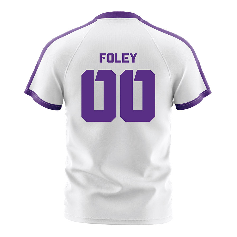 TCU - NCAA Women's Soccer : Claireese Foley - White Soccer Jersey-1