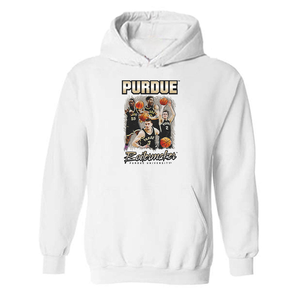 Purdue - NCAA Men's Basketball : Team Collage Hooded Sweatshirt