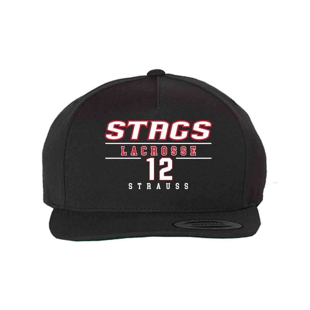Fairfield - NCAA Women's Lacrosse : Anna Strauss - Snapback Hat-0