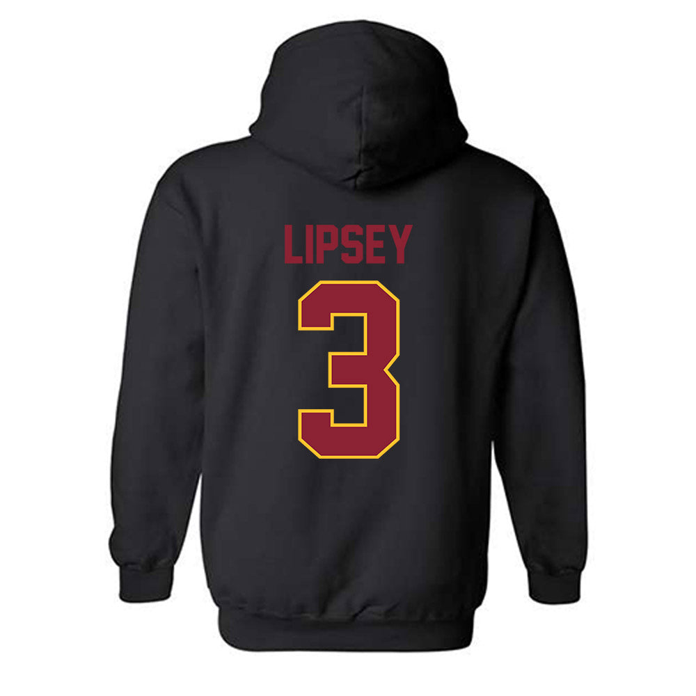 Iowa State - NCAA Men's Basketball : Tamin Lipsey - Classic Shersey Hooded Sweatshirt-1
