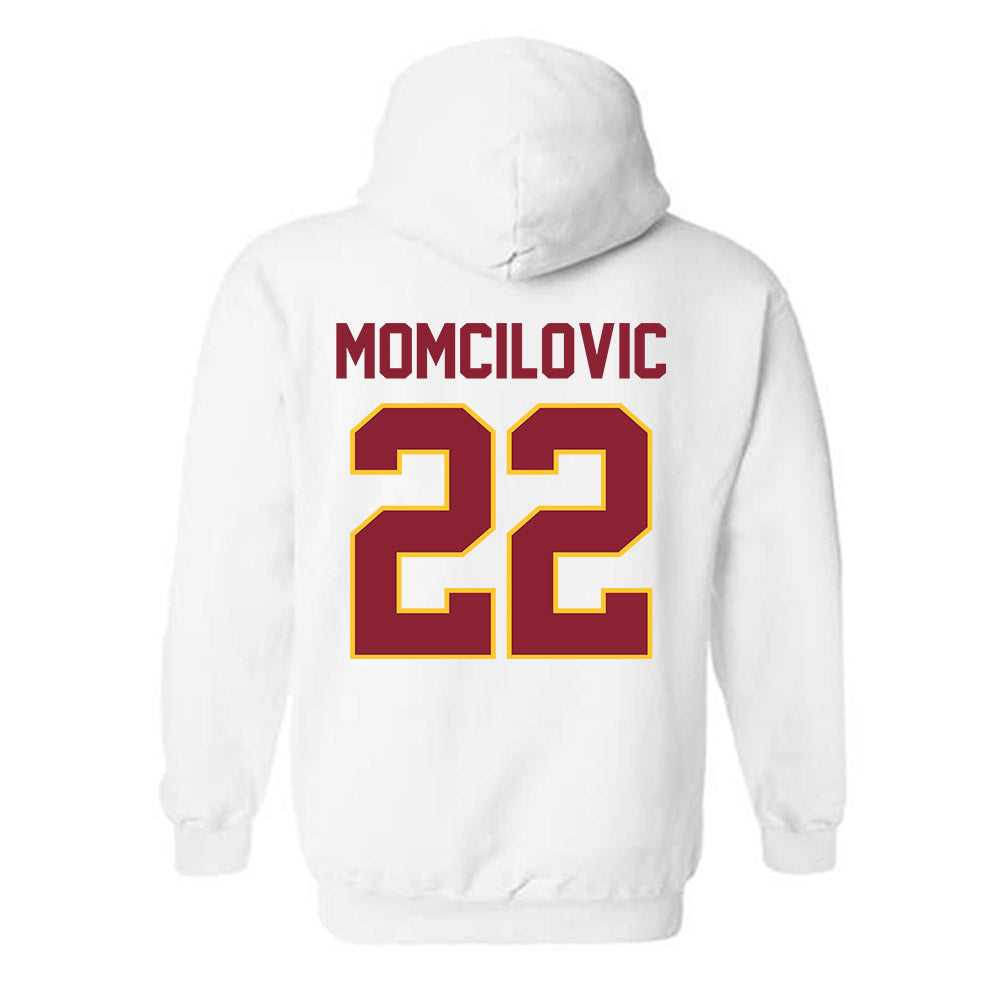 Iowa State - NCAA Men's Basketball : Milan Momcilovic - Classic Shersey Hooded Sweatshirt-1