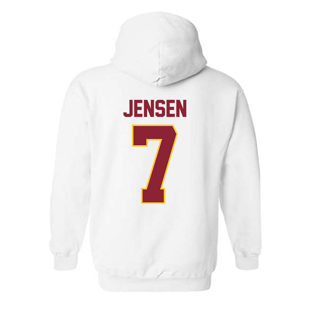 Iowa State - NCAA Women's Basketball : Freya Jensen - Classic Shersey Hooded Sweatshirt-1