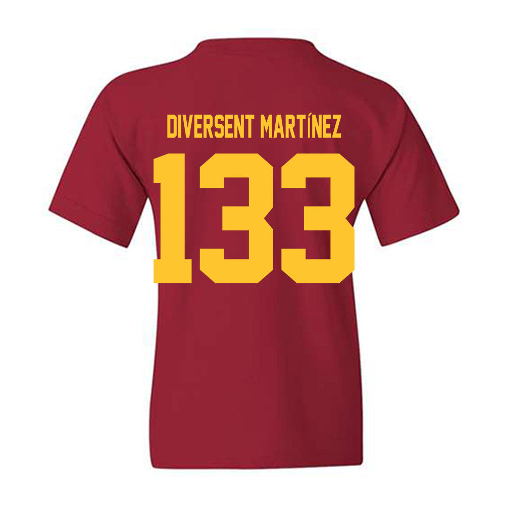 Iowa State - NCAA Wrestling : Osmany Diversent Martínez - Classic Shersey Youth T-Shirt-1