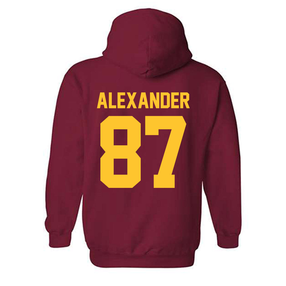 Iowa State - NCAA Football : Cooper Alexander - Classic Shersey Hooded Sweatshirt-1