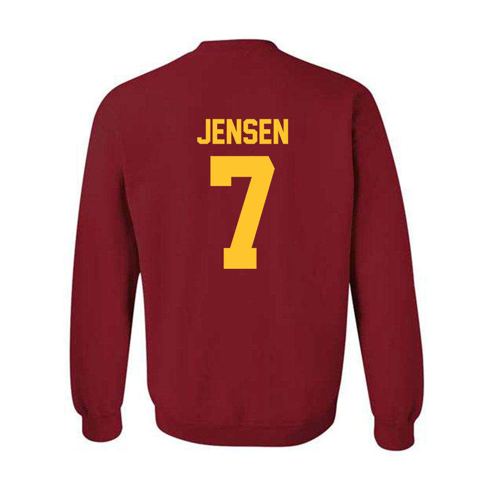 Iowa State - NCAA Women's Basketball : Freya Jensen - Classic Shersey Crewneck Sweatshirt-1