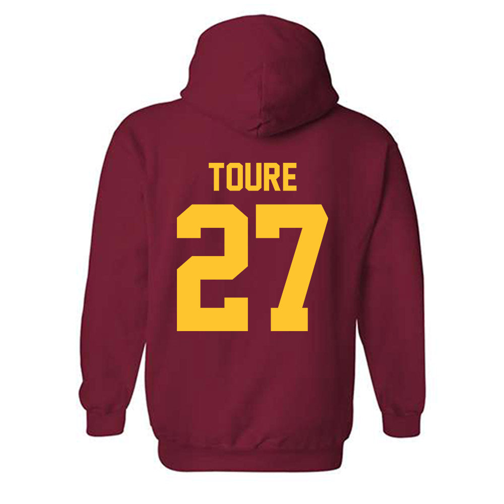Iowa State - NCAA Men's Basketball : Killyan Toure - Classic Shersey Hooded Sweatshirt-1