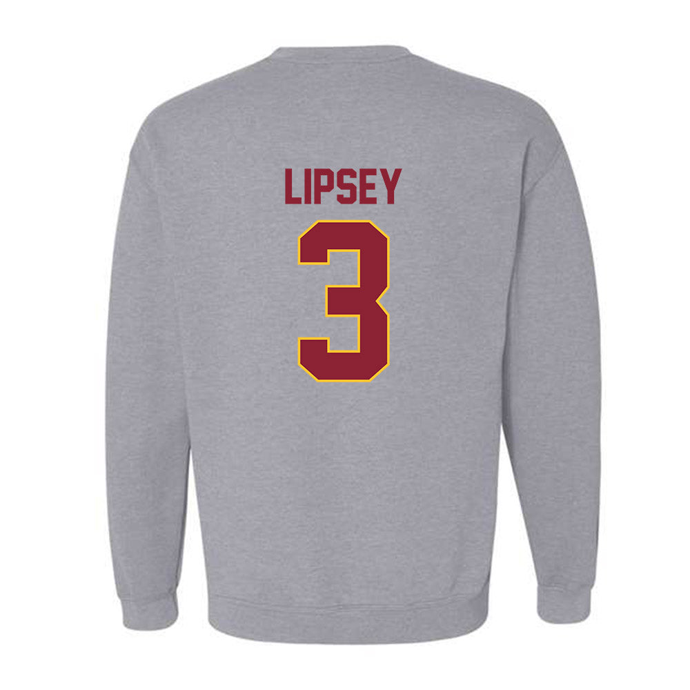 Iowa State - NCAA Men's Basketball : Tamin Lipsey - Classic Shersey Crewneck Sweatshirt-1
