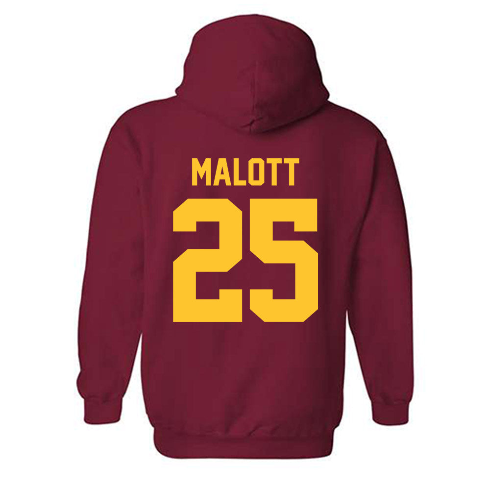 Iowa State - NCAA Softball : Sydney Malott - Sports Shersey Hooded Sweatshirt