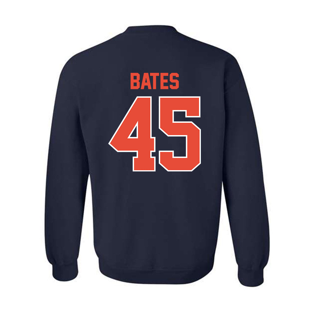 Illinois - NCAA Baseball : Zach Bates - Classic Shersey Crewneck Sweatshirt-1