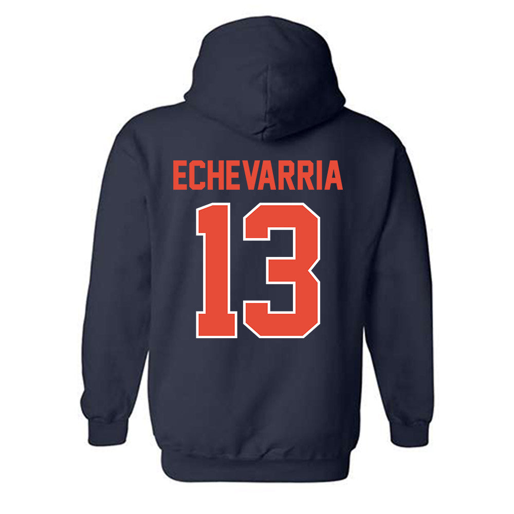 Illinois - NCAA Softball : Eden Echevarria - Classic Shersey Hooded Sweatshirt-1