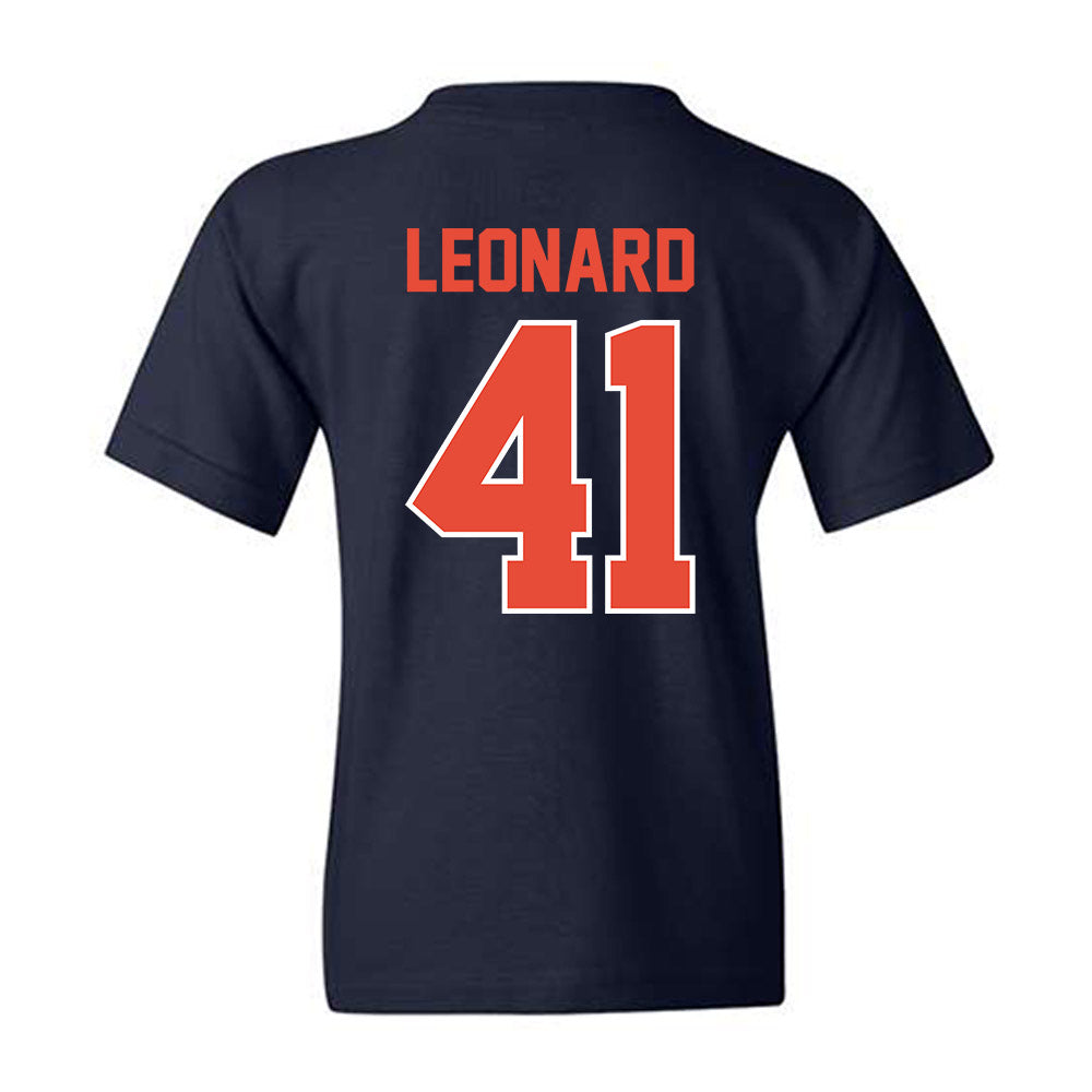 Illinois - NCAA Football : Clayton Leonard - Classic Shersey Youth T-Shirt-1