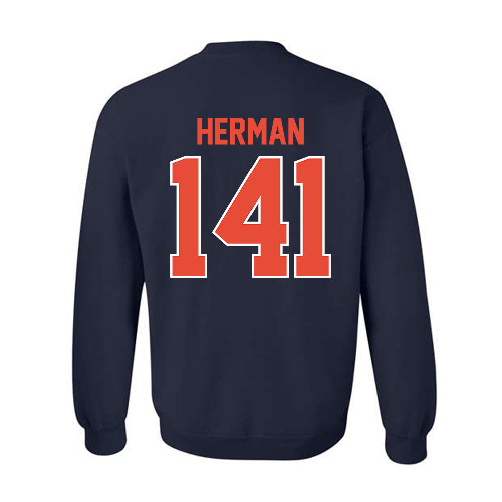 Illinois - NCAA Wrestling : Jackson Herman - Classic Shersey Crewneck Sweatshirt-1
