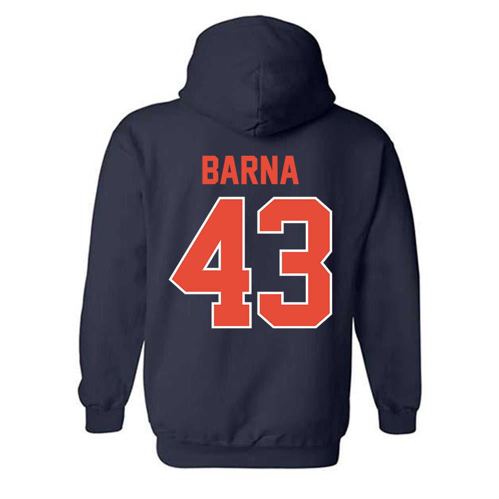 Illinois - NCAA Football : Joe Barna - Classic Shersey Hooded Sweatshirt-1